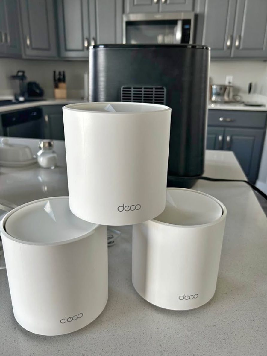 Set of 3 - TP Link Deco Wi-Fi 6 Mesh - Next-gen Wi-Fi 6 AX1800 whole home mesh system