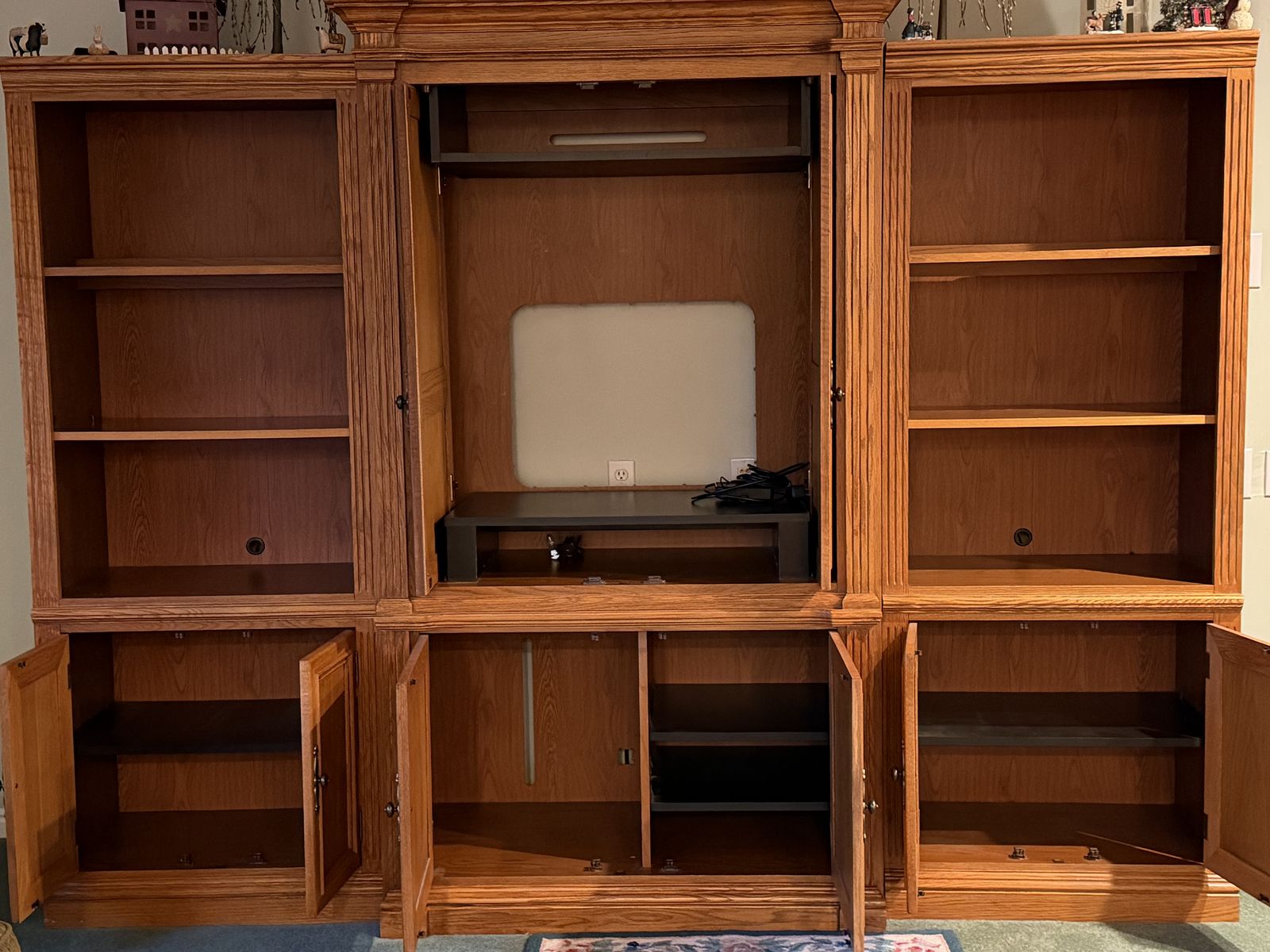 Oak Entertainment Center