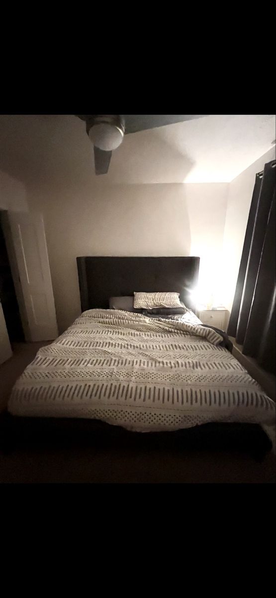 King Size Bed (frame and mattress)