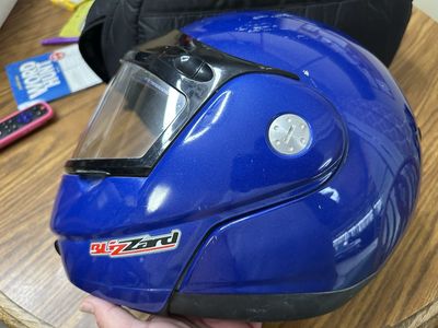 Lazer Blizzard Modular Motorcycle Helmet - Blue, Size Large (7 1/8 - 7 1/2)