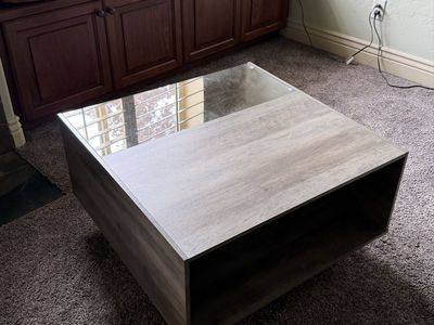 COFFEE TABLE WITH LED LIGHTS