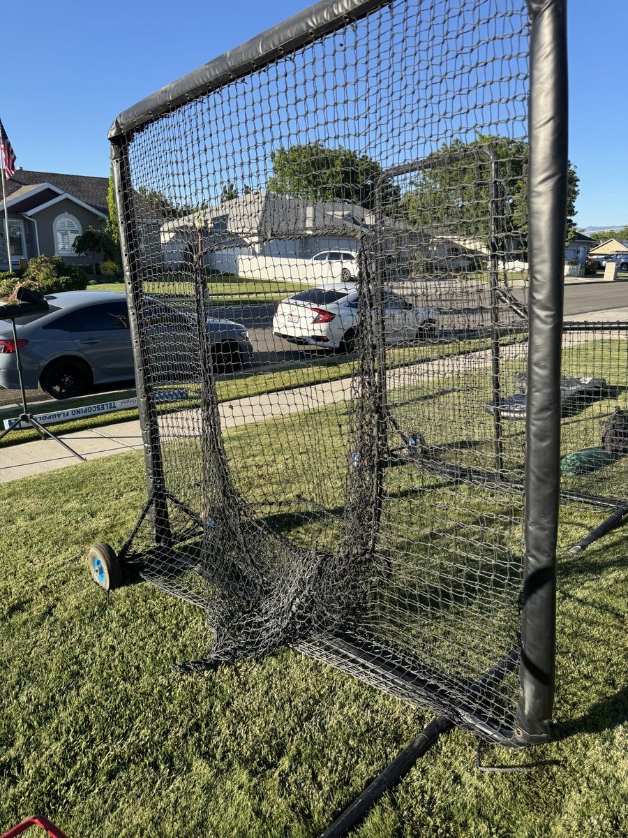 Baseball L-Screen Netting Practice Training Equipment