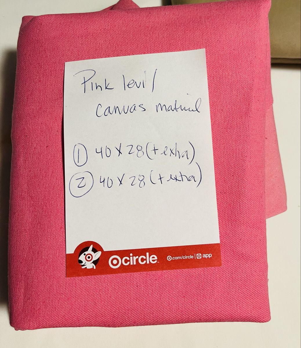 Bubblegum pink Levi/ canvas material
