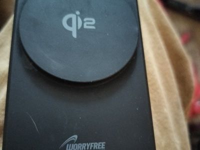 WorryFree Gadgets Qi2 Black Wireless Charger Pad - Portable Fast Charging Power Bank