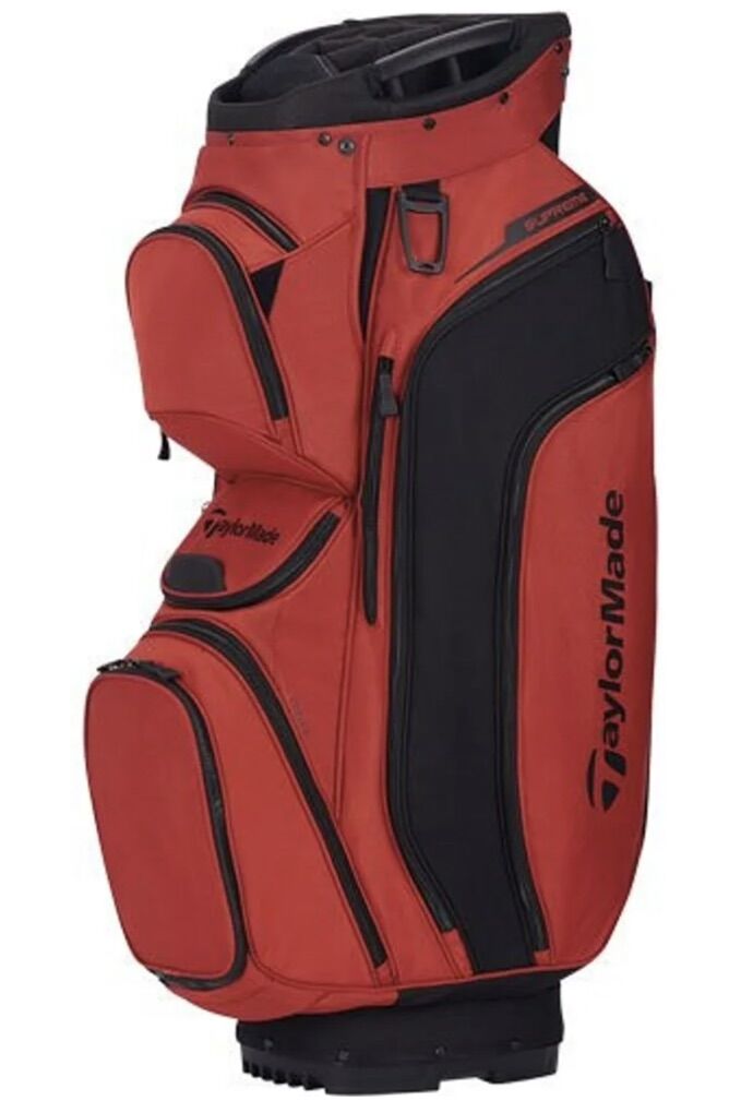 Taylormade Blood Orange Cart Bag 14 Way Divider