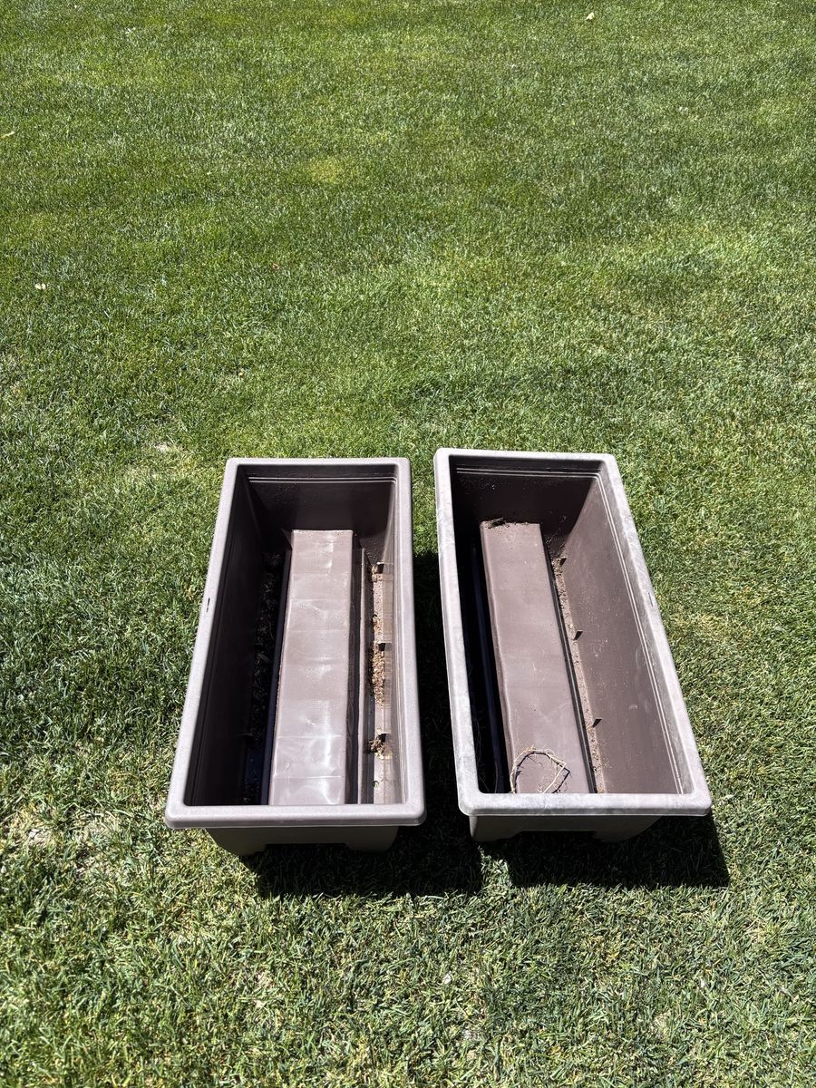 Planter Boxes 9.5 h x 12 w x 24 L $10 each