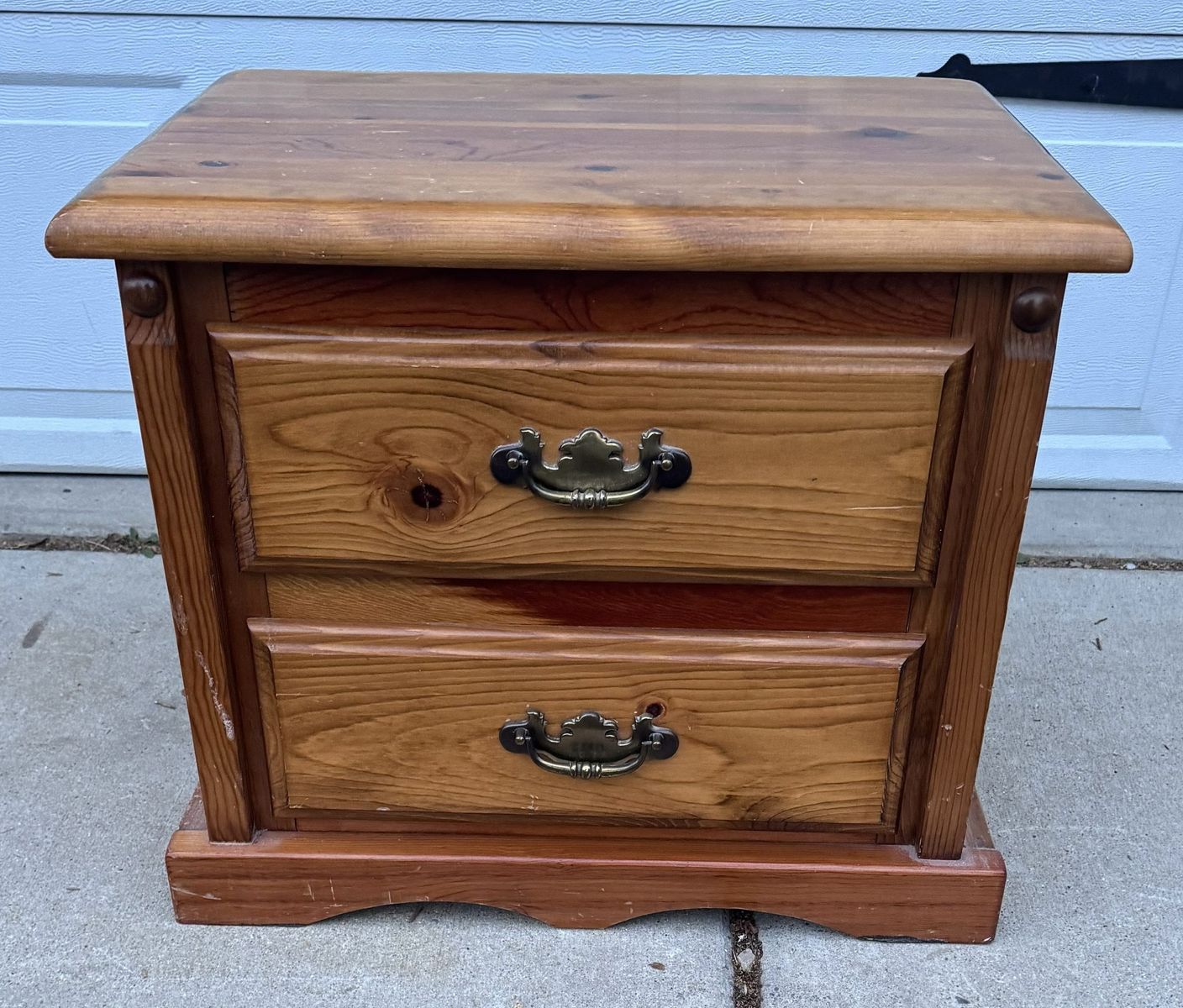 Wood Nightstand