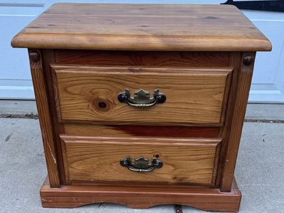 Wood Nightstand