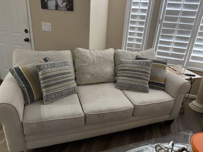 Sofa two chairs and an ottoman