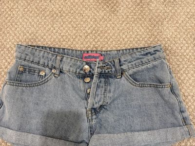 Edikted denim shorts