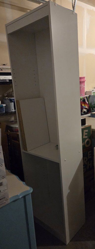 4 Shelf White Bookcase