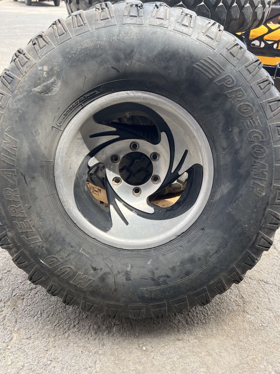 6 lug chevy wheels and mud tires