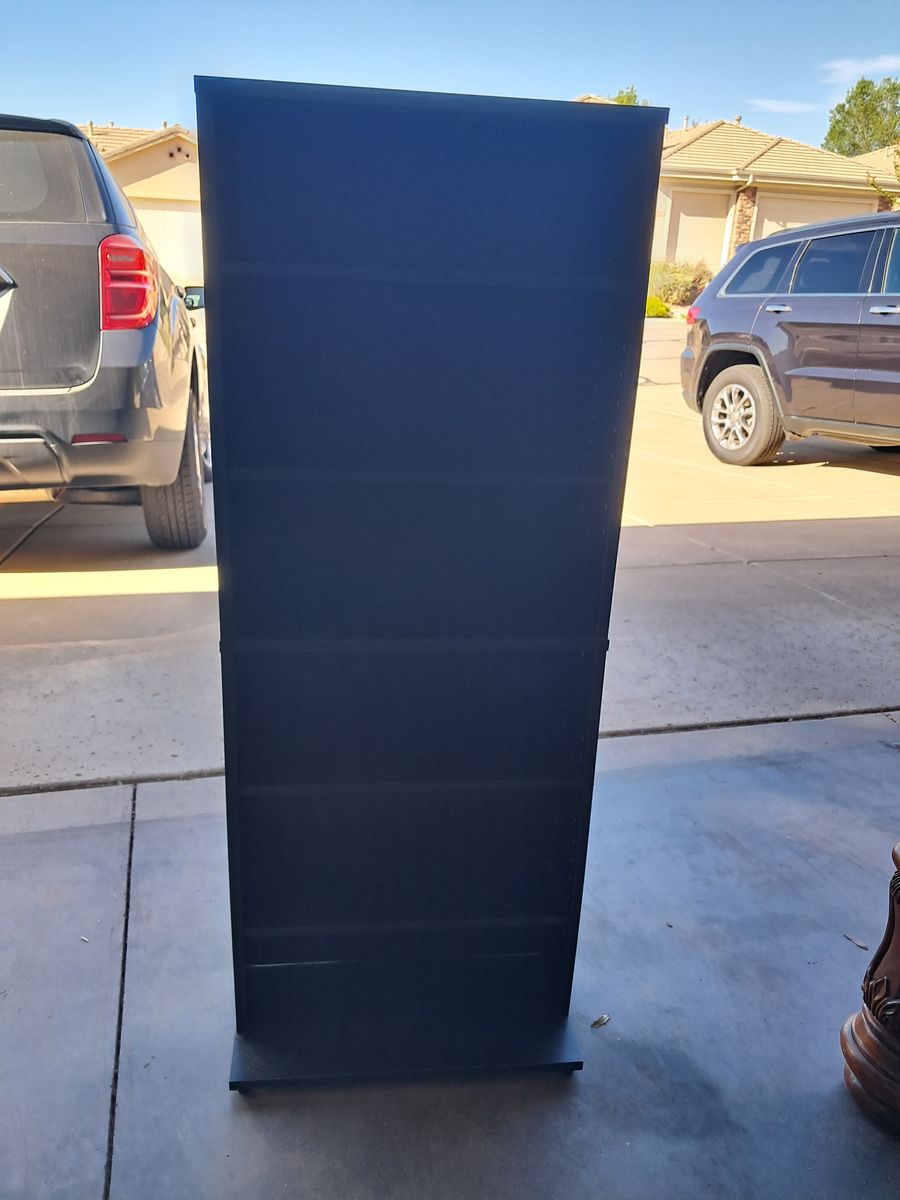 Black 6-Shelf DVD/CD/Game Storage Unit