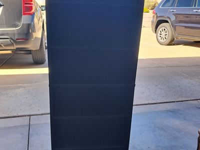 Black 6-Shelf DVD/CD/Game Storage Unit