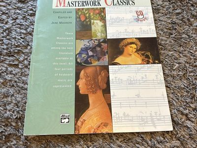 Alfred Masterwork Classics Level 4 Piano Book by Jane Magrath with CD