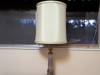 Beautiful Vintage Marble Lamp