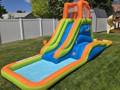 Bestway H2OGO! Mount Splashmore Inflatable Water Park - 2 Slides, Splash Pools