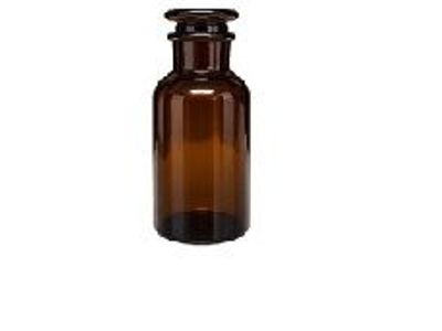 Amber Glass Apothecary Bottle 6.38" x 3.15"