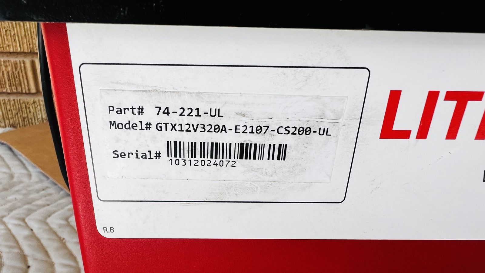 Lithionics Battery 320Ah (Make Offer)