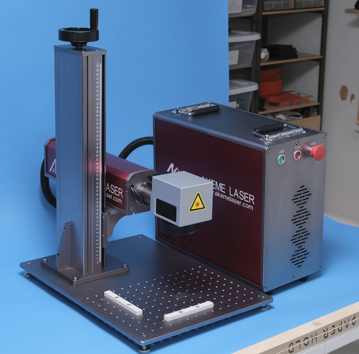 Akeme 30W Fiber Laser engraver / cutter + 160mm and 100mm lenses
