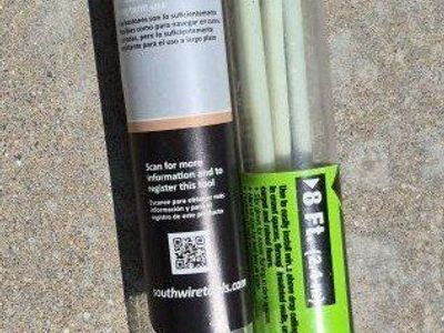 Southwire 15' & Greenlee 8' Glow-in-the-Dark Fish Stick Kits Lot of 2 Wire Pulling Rods