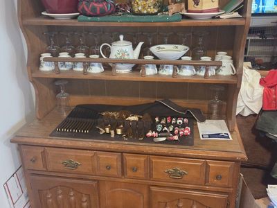 Fitz and Floyd St Nicholas Collection Teapot, Bowl, Mugs & Glasses Christmas Set
