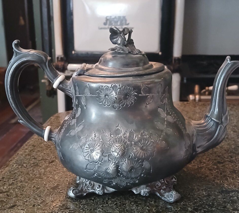 Antique Plated Teapot