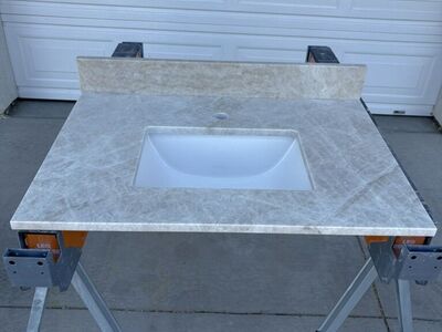 32” Taj Mahal bathroom countertop