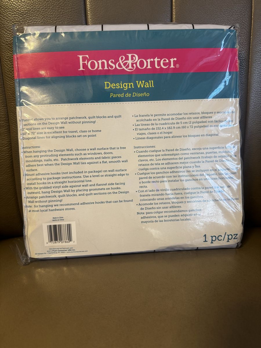 Fons & Porter Design Wall 60" x 72" Quilting Flannel Fabric