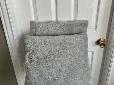 Gray Throw Pillows (2 sets)