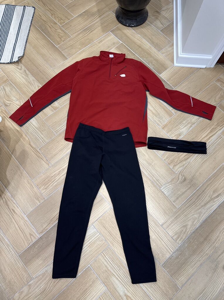 North Face& Pearl Izumi Cold W Running Outfit