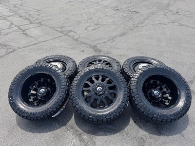 6 New Dually DRW 35x12.50r20 Nitto 8x200 Fuel Ford