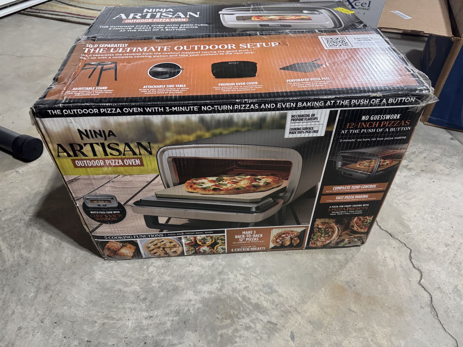 SHARK NINJA OUTDOOR ELECTRIC OVEN. PERFECT FOR FATHER'S DAY!