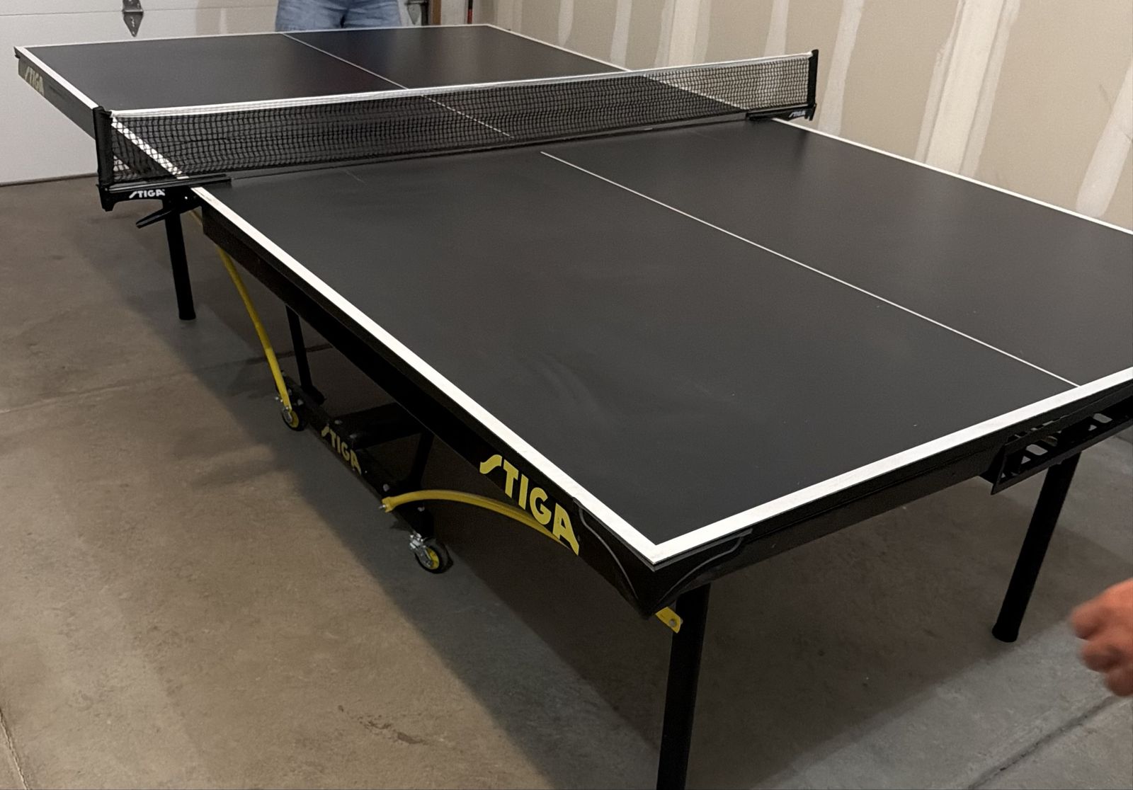 STIGA Indoor Table Tennis Table with Net and Wheels
