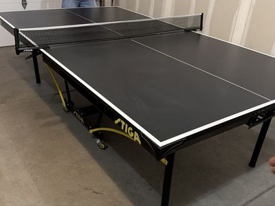 STIGA Indoor Table Tennis Table with Net and Wheels