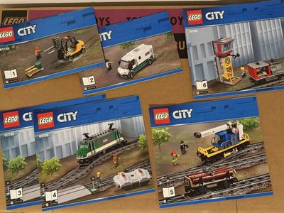LEGO City Cargo Train 60198 - Used Like New Complete