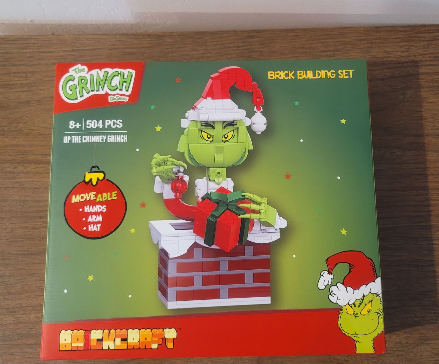 Grinch Brick Building Set