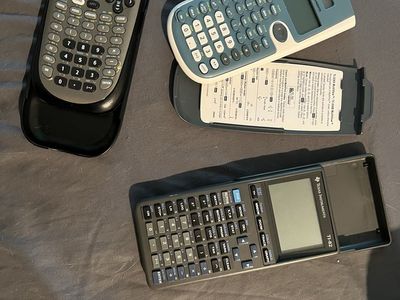 TI-89 Titanium, TI-30XS MultiView, and TI-82 Graphing Calculators - Set of 3
