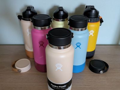 Entire Hydroflask Collection Lot of 6 Wide Mouth 32 oz Bottles