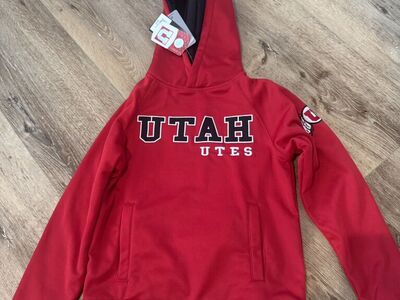 Boys Utah Utes Hoodie Size XS (6-7) Brand New