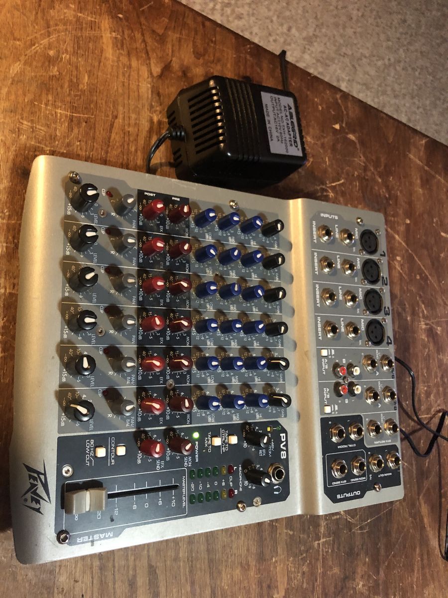 Peavey PV8 USB 8 Channel Mixer