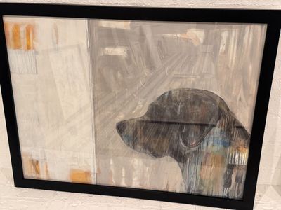 Abstract Dog Painting