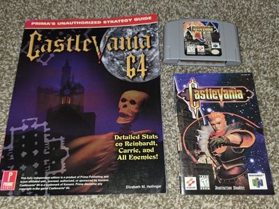 Castlevania 64 with stratedgy guide and manual