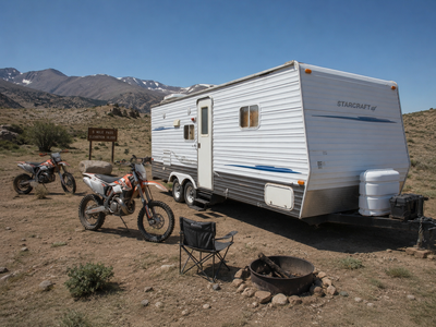 Travel trailer StarCraft ST camping trailer