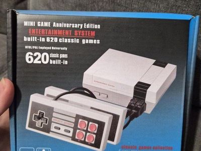 New Mini Game Console Anniversary Edition Entertainment System - 620 Classic Games Built-in
