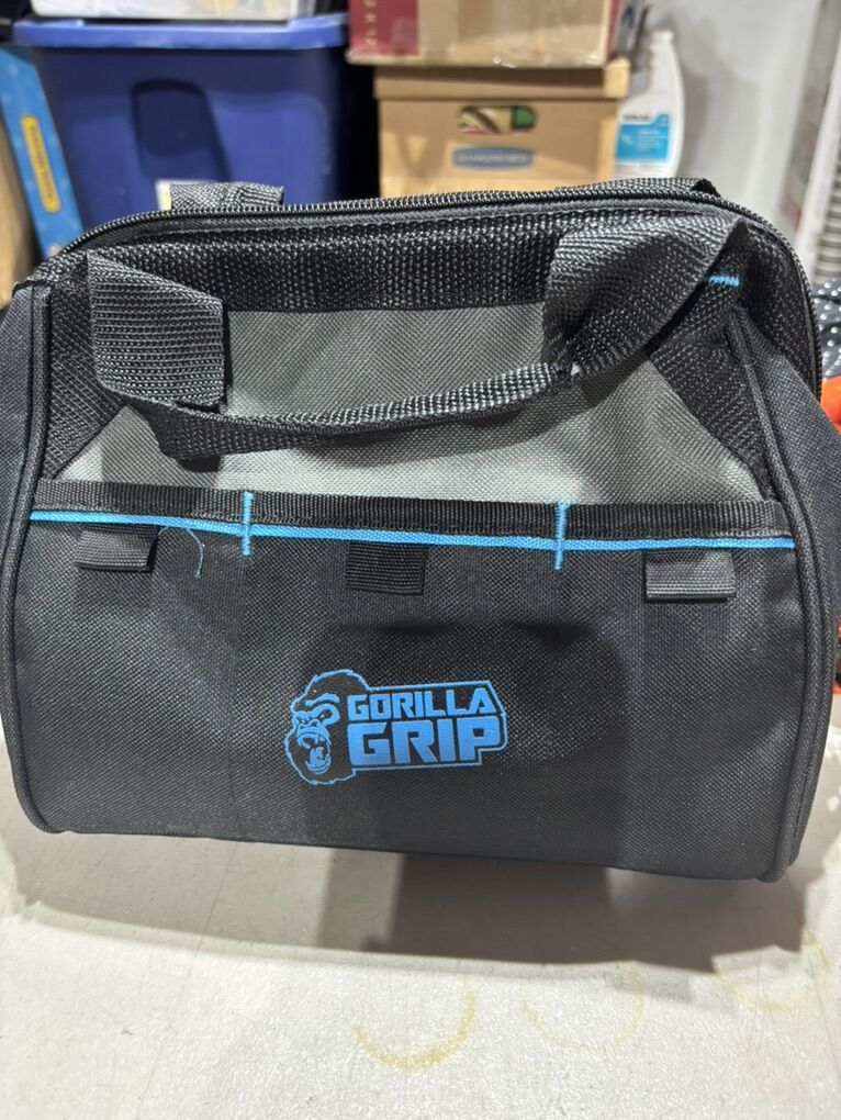 NEW Gorilla Grip Tool Bag-10 pairs Of Gloves