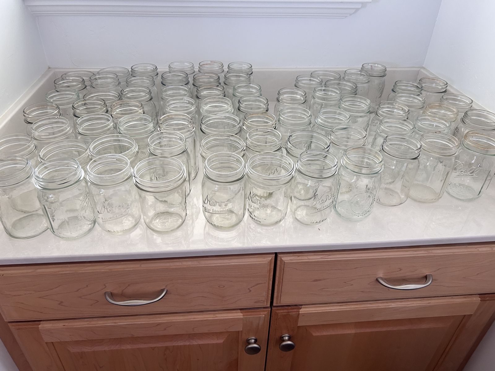 Ball Kerr 1-Pint Canning Jars - Regular & Wide Mouth (Bulk Lot)