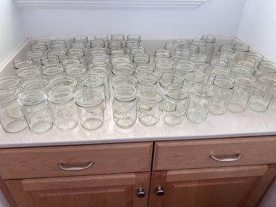 Ball Kerr 1-Pint Canning Jars - Regular & Wide Mouth (Bulk Lot)