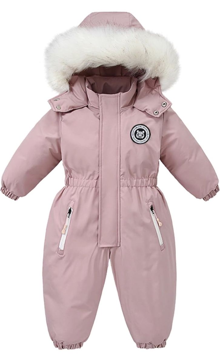 Toddler Snowsuit Pink 12-24M