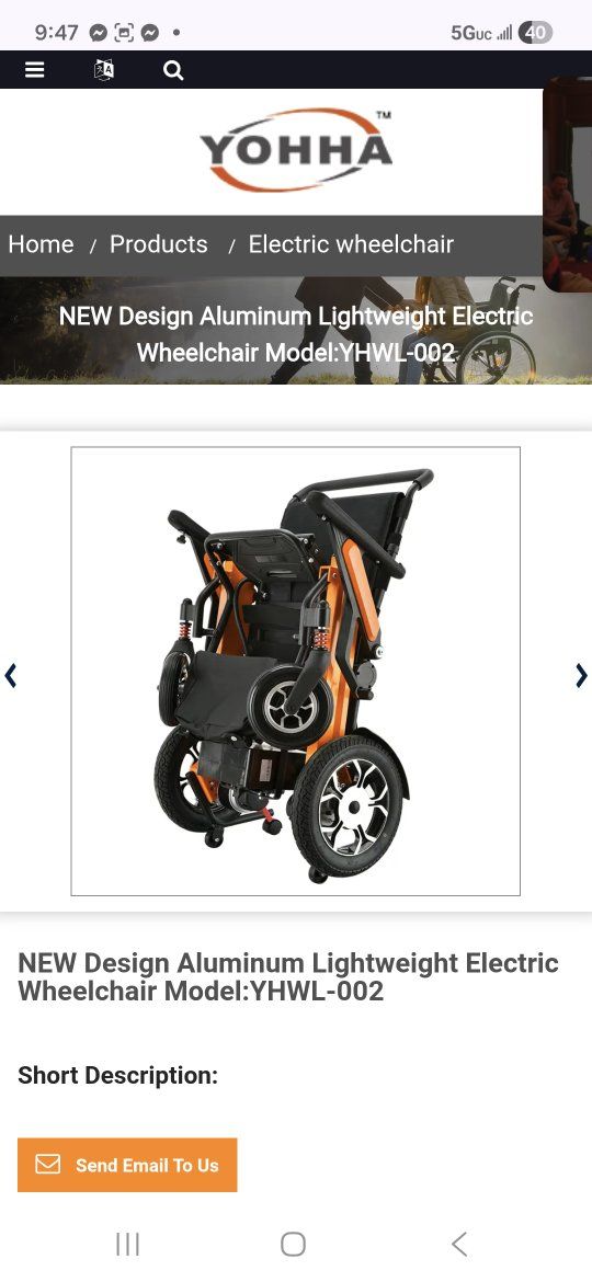 Brand New Electric Wheelchair